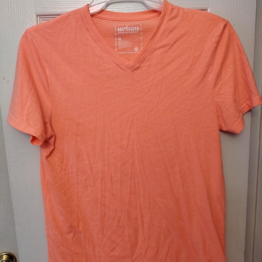 Mens Urban Pipeline Orange Short Sleeve Tee